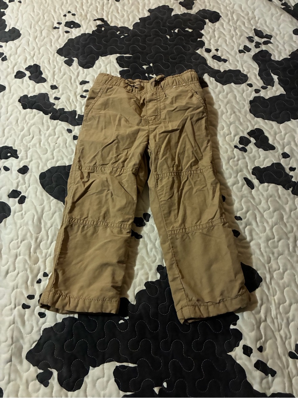 Kids Tan Cargo Pants - Comfortable Everyday Bottoms insulated